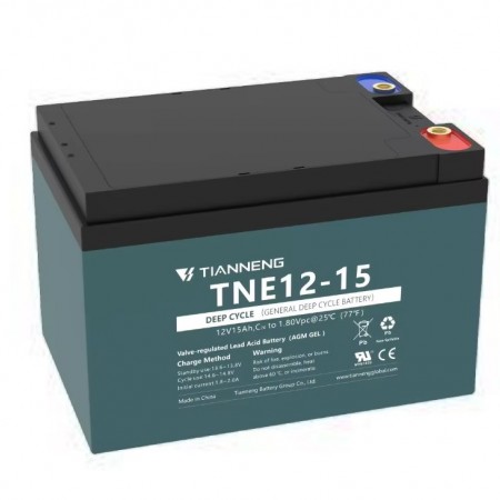 Батерия 12V 15Ah за електрически триколки (тяговa) Батерия 12V 15Ah за електрически триколки (тяговa)