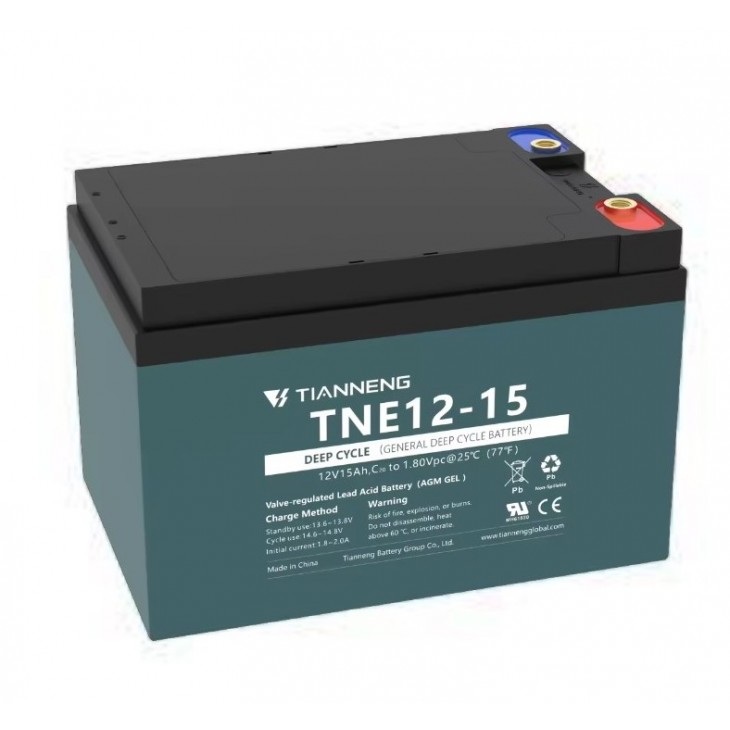 Батерия 12V 16Ah за електрически триколки (тяговa) Батерия 12V 16Ah за електрически триколки (тяговa)